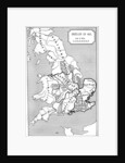 Map of Britain in 665 by Anonymous