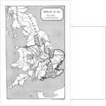 Map of Britain in 665 by Anonymous