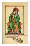 Matthew Paris at the feet of the Virgin and Child by Anonymous