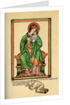 Matthew Paris at the feet of the Virgin and Child by Anonymous