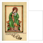 Matthew Paris at the feet of the Virgin and Child by Anonymous