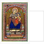 The Virgin and Child by Anonymous