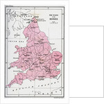 Map of the Wars of the Roses by Anonymous