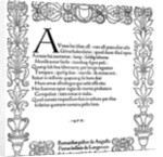 Title page of Kalendarium by Regiomontanus by Anonymous