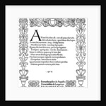 Title page of Kalendarium by Regiomontanus by Anonymous