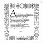 Title page of Kalendarium by Regiomontanus by Anonymous