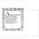 Title page of Kalendarium by Regiomontanus by Anonymous