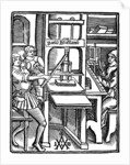 Printing press by Anonymous
