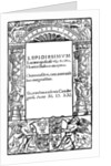 Title page of Lucian by Anonymous
