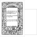 Title page of Lucian by Anonymous