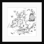 Chart of the Spanish Armada's course by Anonymous