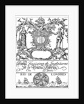 Trade label of the South Sea Company by Anonymous