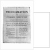 Proclamation of the order for the execution of Louis XVI of France by Anonymous
