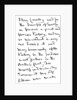 Part of a letter written by Nelson just before the Battle of Trafalgar by Anonymous