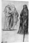 Studies of saints, attributed to Orcagna by Andrea Orcagna
