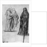 Studies of saints, attributed to Orcagna by Andrea Orcagna