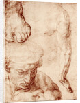 Studies for the figure of the cross-bearer in the Last Judgement, Sistine Chapel by Michelangelo Caravaggio