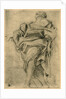 Study for the figure of an apostle by Correggio