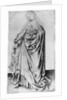 Sketch of a saint by Rogier van der Weyden