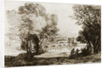An Italian landscape by Claude Lorrain