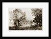 An Italian landscape by Claude Lorrain