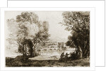 An Italian landscape by Claude Lorrain