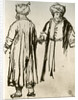 Two Turks Walking by Rembrandt Harmensz van Rijn