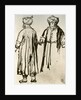 Two Turks Walking by Rembrandt Harmensz van Rijn