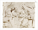 Jacob at Isaac's Bedside by Rembrandt Harmensz van Rijn