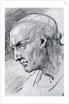Study of a head by Jean-Antoine Watteau