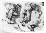 A page of sketches by Adolph Menzel