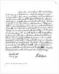 Part of a letter from Horace Walpole to the Reverend Mr Cole by Horace Walpole