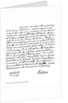 Part of a letter from Horace Walpole to the Reverend Mr Cole by Horace Walpole