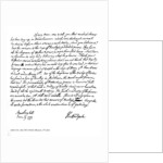 Part of a letter from Horace Walpole to the Reverend Mr Cole by Horace Walpole