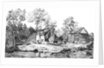 View of the residence of Elwood, friend of John Milton, at Chalfont St Giles, Buckinghamshire by Robert Blemmell Schnebbelie