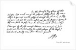 Part of a letter from John Gay to Dean Swift by John Gay