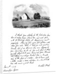 A letter from Sir Richard Steele, and a view of his cottage at Haverstock Hill by Richard Steele