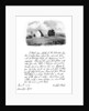 A letter from Sir Richard Steele, and a view of his cottage at Haverstock Hill by Richard Steele