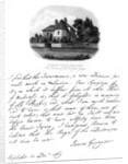 A letter from Reverend James Granger, and a view of his residence at Shiplake by James Granger