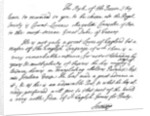 A letter letter from John, 1st Baron Somers by Sir Hans Sloane
