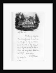 Ivy Cottage, Highgate, residence of Charles Mathews by Anonymous