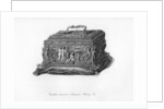 Carved cassolette made from the wood of Shakespeare's mulberry tree by C J Smith