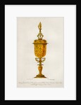 Standing bowl and cover of silver gilt by Robert Blemmell Schnebbelie