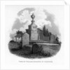 The tomb of William Hogarth at Chiswick by Anonymous