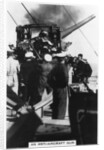 An anti-aircraft gun on board HMS Nelson by Anonymous