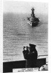 Battlecruiser HMS Hood during spring exercises by Anonymous