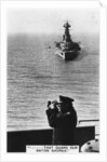 Battlecruiser HMS Hood during spring exercises by Anonymous