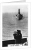 Battlecruiser HMS Hood during spring exercises by Anonymous