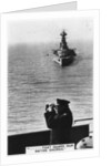 Battlecruiser HMS Hood during spring exercises by Anonymous