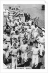Physical jerks; exercise on board HMS Devonshire by Anonymous